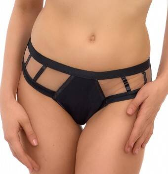 Трусики жіночі 2505 Lupoline, -чорний/бежевий