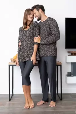 Чоловіча Піжама Pinus Italian Fashion  графіт