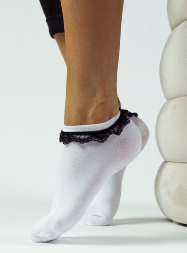 Жіночі шкарпетки 0941 Milena,- 2 білий