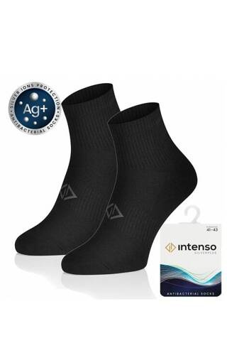 Короткі шкарпетки жіночі 0624 Intenso, - чорний