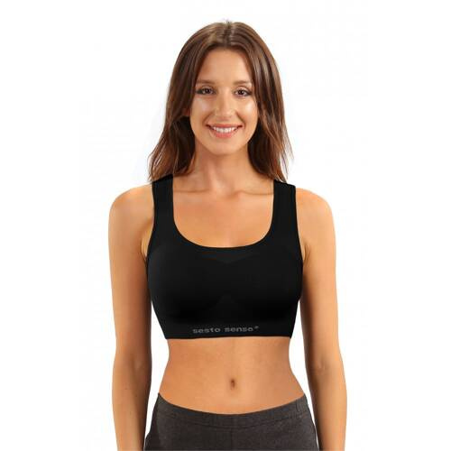 Бюстгальтер спортивний  CL14 Sesto Senzo,-чорний