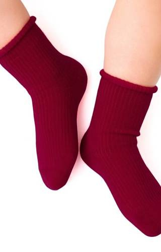 Шкарпетки для немовлят art.130 Merino Wool Рубчик Steven, - 021 бордовий