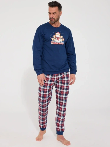 Cornette Family 115/323 чоловіча святкова піжама 100% бавовна у клітинку