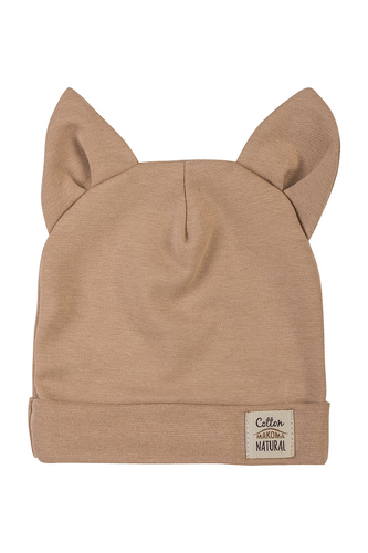 Шапочка для немовлят 4253L "Unitone Latte" Makoma,- бежевий