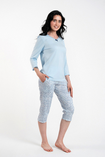 Піжама жіноча Salli Italian Fashion, - блакитний
