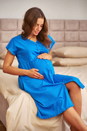 Hічна сорочка для годування 9600 Doctor Nap -  ocean blue