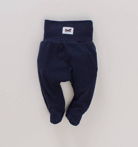 Повзунки дитячі з органічної бавовни ABN-2669/GRA Samoloty Nini темно-синій