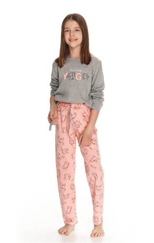 Піжама для дівчинки Ida 2781/2782 Taro - сірий меланж
