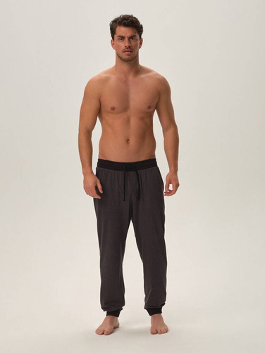 Чоловічі піжамні штани 42260 Harper Henderson,- чорний