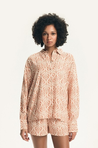 Жіноча піжама Henderson 43664 Denise – Вискоза, довгий рукав, короткі шорти, стильний дизайн