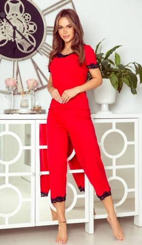 Піжама жіноча Aster First Lady Eldar, - червоний
