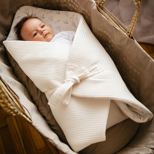 Пелюшка-конверт Petite Eevi 75x75 бавовна вафельний м’який комфорт