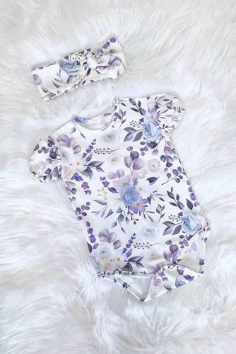 Дитяче боді з коротким рукавом Blue Bambarillo