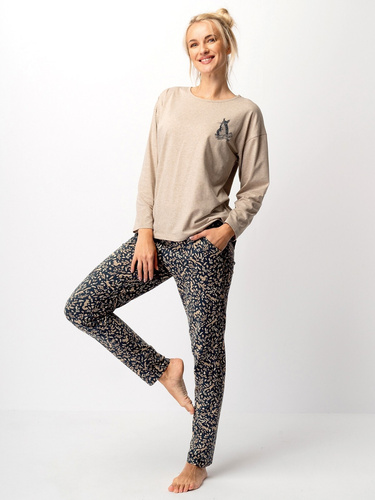 Піжама жіноча LNS 707 Key -бежевий