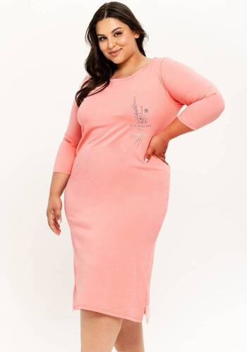 Нічна сорочка жіноча 3266/3267 Ashley Taro, - кораловий