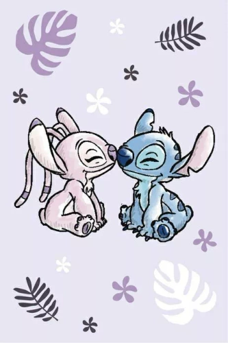 Дитячий флісовий плед Lilo and Stitch Jerry Fabrics