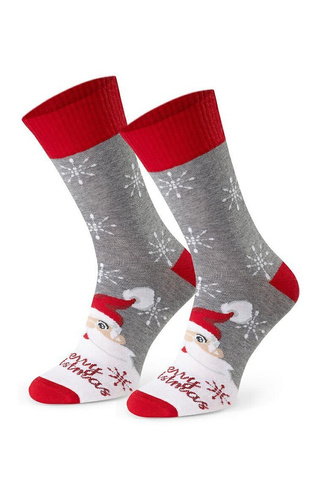 Steven Art.136 – чоловічі новорічні шкарпетки, кольорові візерунки, бавовняні - 162