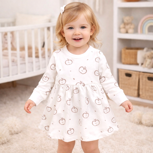 Дитяче плаття з органічної бавовни ABN-5305/JAB Happy Apples Nini