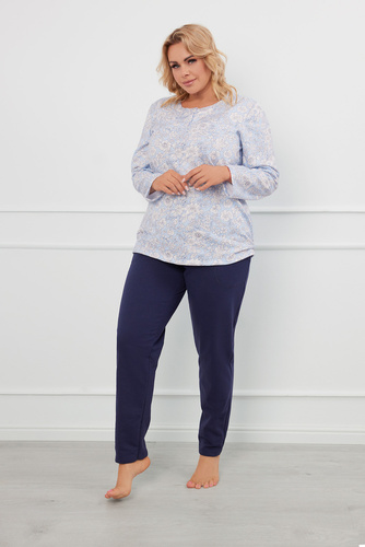 Піжама жіноча Jowita довгий рукав Italian Fashion