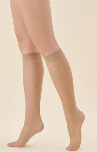 Підколінки 20 den 574 Mira Gabriella, - beige