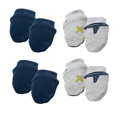 Nicol Willy дитячі бавовняні рукавички 4-пак – захист від подряпин, 219083