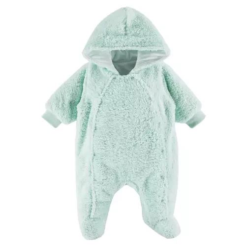 Дитячий комбінезончик з капюшоном Mellow Eevi, - м'ятний