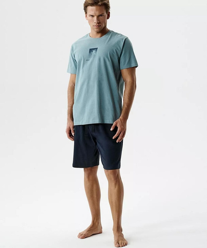 NMP-398 Чоловіча Літня Піжама 100% Бавовна Peach