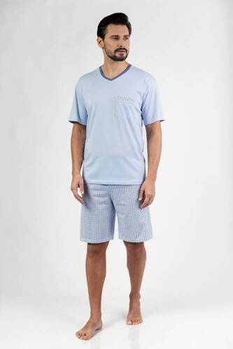 Піжама чоловіча 482 Regina, - блакитний