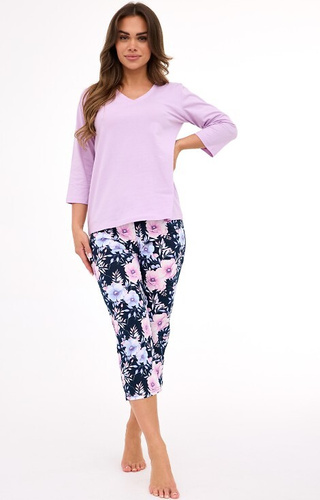 Жіноча піжама Cornette Natalie 2 389/463 – Бавовна, квітковий принт