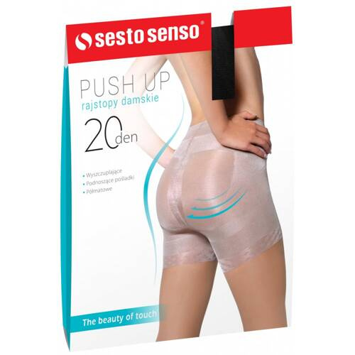 Коригуючі колготки push up 20 den Sesto Senso- чорний