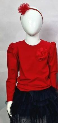 Кофта для дівчинки Carmen короткий рукав Bambarillo, - чорна