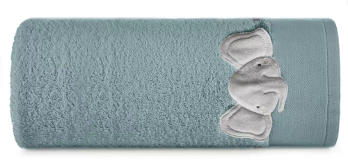 Рушник дитячий Baby 59 Słonik Eurofirany,- блакитний