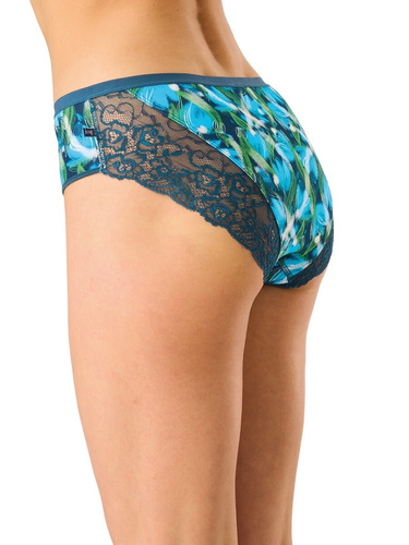 Жіночі трусики Key LPC 572 midi bikini з бавовни з мереживом – 2 шт