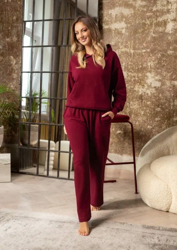Жіночий спортивний костюи DK-K-B8 Dkaren -бордовий