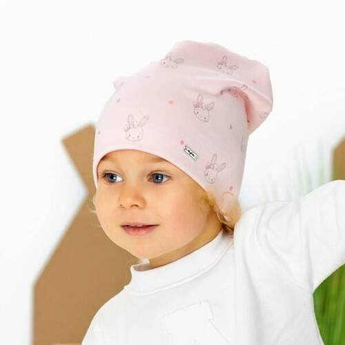 Шапка для дівчинки 48-063 AJS, - mix kolor