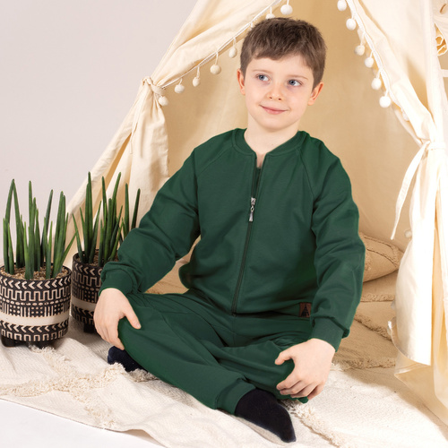 Бомбер для дитини 141295 Nicol,-зелений