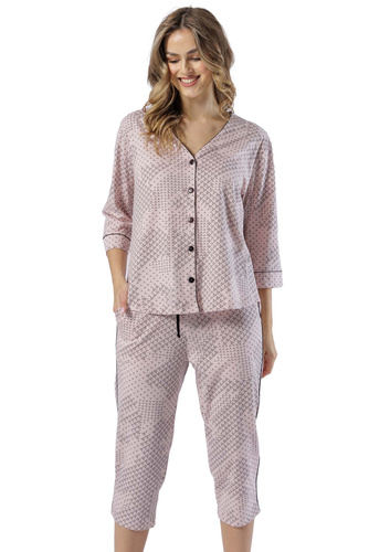 Піжама жіноча  1559 Róża  Leveza, - cappuccino