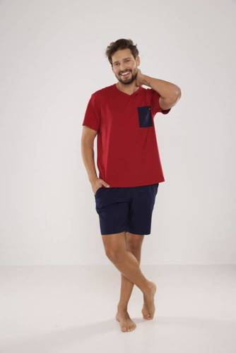 4442 Piżama Męska Doctor Nap - royal blue