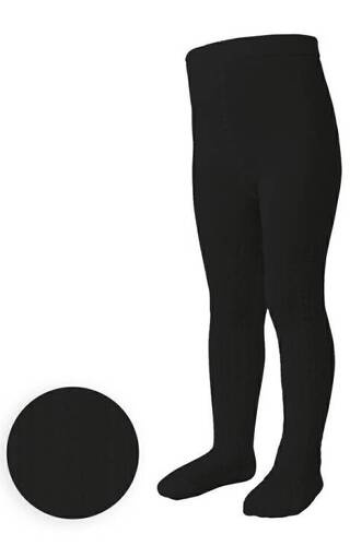 Колготки для дівчинки art.071 Warkocz Steven, -  чорний