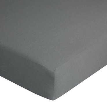 Простирадло jersey з резинкою на високий матрац Design91 сталевий