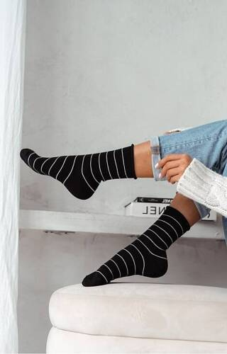 Шкарпетки жіночі 0200-059 Milena, - чорний