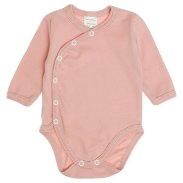 Дитяче боді на запах  Martex, - пудрово-рожеве