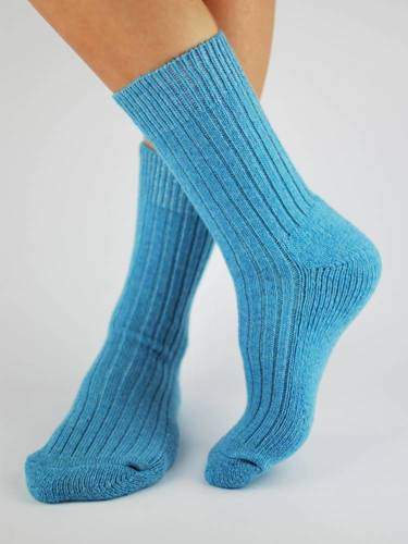 Шкарпетки жіночі SW001 Noviti, - блакитний