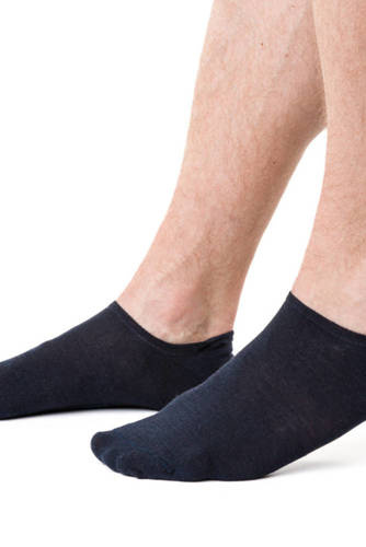 Слідки чоловічі Art.130 Natural Merino Wool-002, - темно-синій