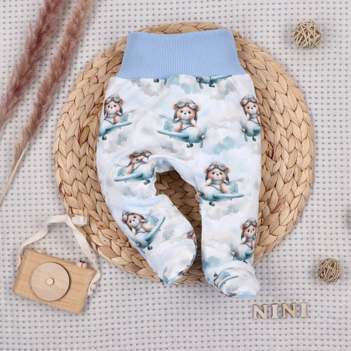 NINI Baby Bear Pilot органічні півкомбінезони для немовлят 100% ABN-5750/PIL