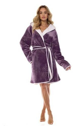 Жіночий халат 2417 Sara L&L, - аметист