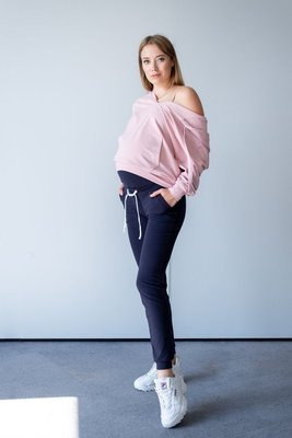 Спортивні штани для вагітних 205 MIRACLE, - темно-синій