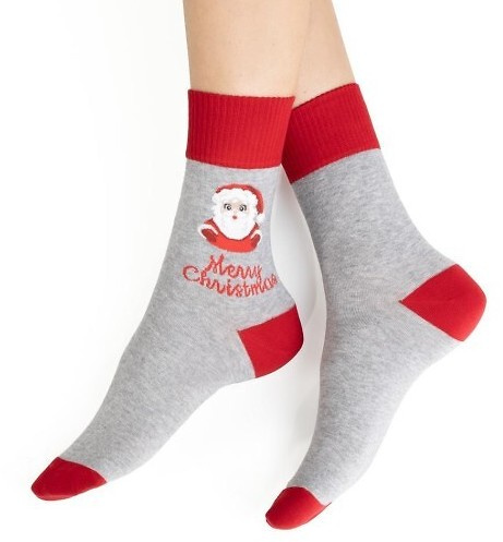 Steven ART.136 – жіночі різдвяні шкарпетки, бавовняні, теплі та м’які -142