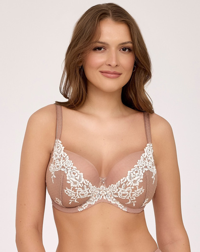 Бюстгальтер soft 2227 Maxi Macchiato Ava мереживний м’який бежевий