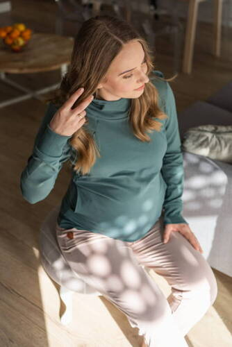 Худі жіноче для грудного вигодовування Milk Please Milk&Love, - морська хвиля